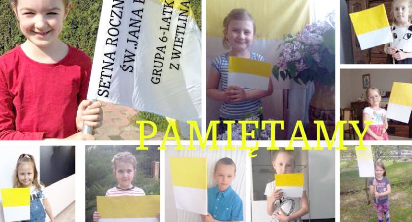 Przedszkolaki z Wietlina dla św. Jana Pawła II