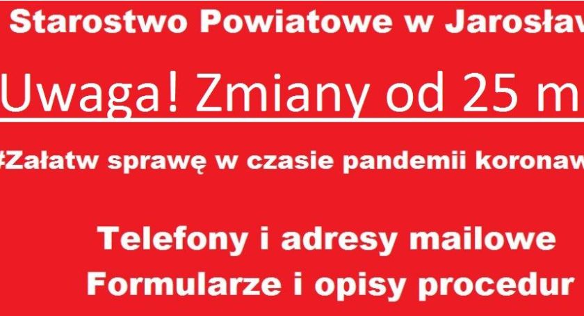 Starostwo już przyjmuje klientów