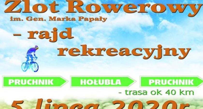 Rajd rowerowy im. gen. Marka Papały w Pruchniku
