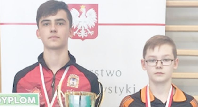  Szymon Brud i Dawid Jadam na podium 