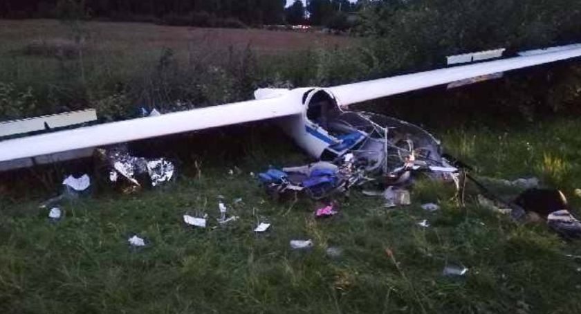 Wypadek szybowca w Laszkach. Ciężko ranny 18-latek