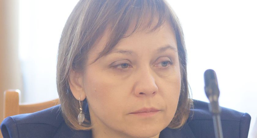 Radna Barbara Stawarz pożegnała się z załogą szpitala