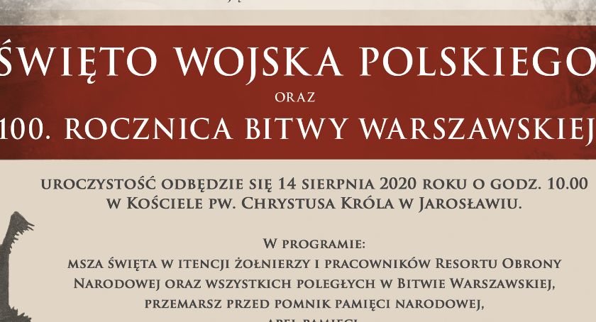 Święto Wojska Polskiego oraz 100. rocznica Bitwy Warszawskiej
