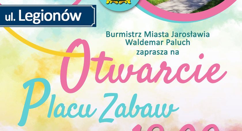 Otwarcie placu zabaw na ul. Legionów