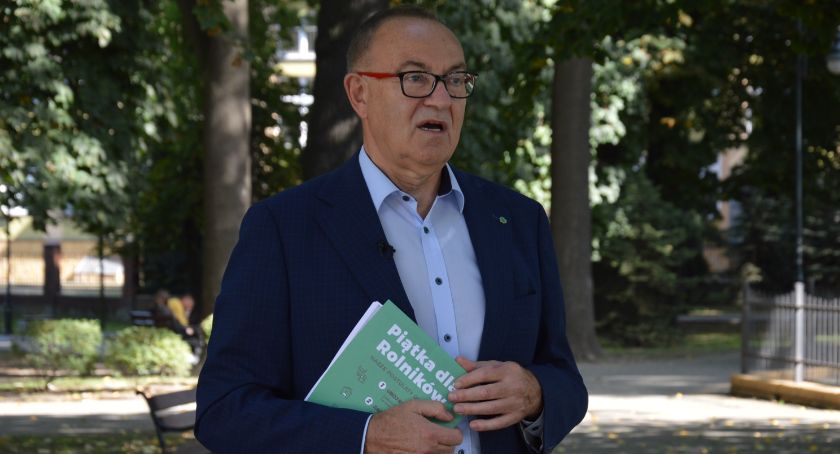Poseł Kasprzak przedstawił Piątkę dla rolników podczas konferencji prasowej