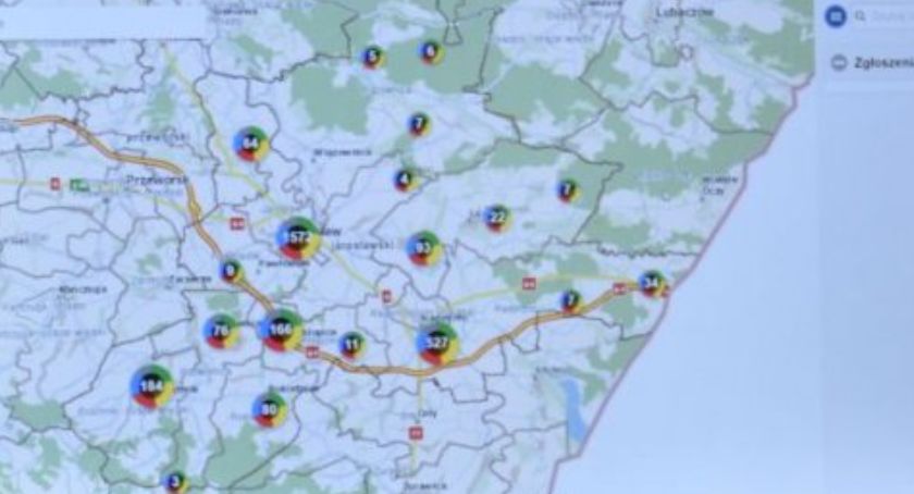 2877 zgłoszeń z powiatu jarosławskiego 