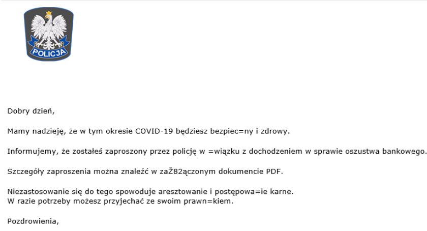 Policja ostrzega: Uwaga na fałszywe wezwania 
