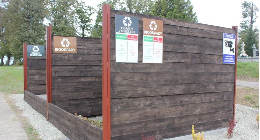  Nowe boksy do segregacji odpadów w Pruchniku