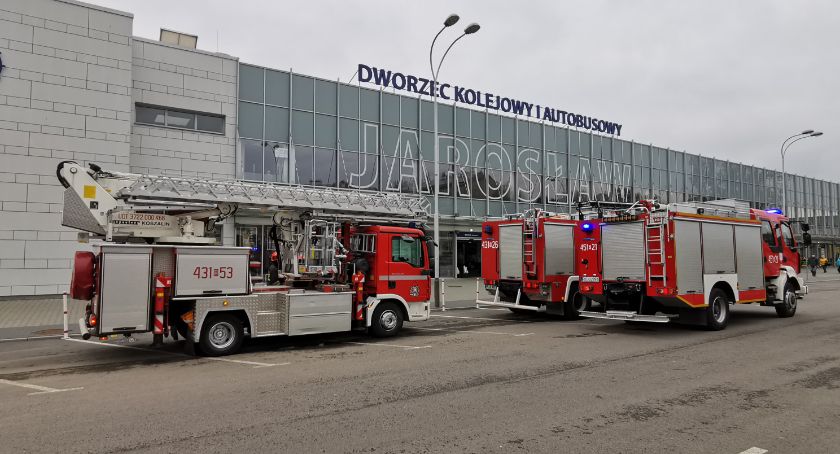 Awaria pompy w budynku dworca. Interweniowała straż