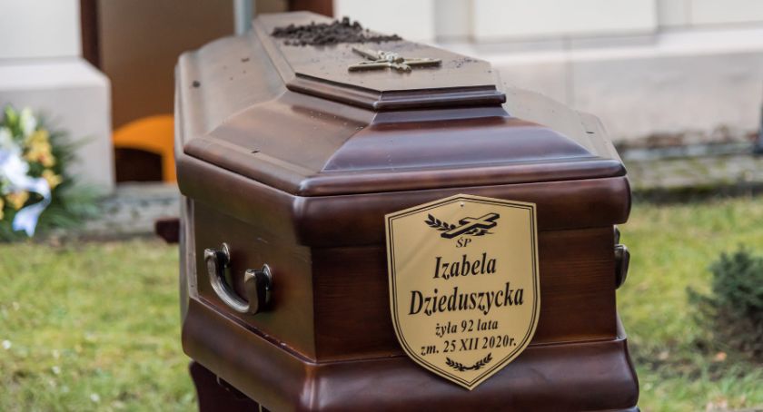 Uroczystości pogrzebowe Izabeli Dzieduszyckiej w Zarzeczu 