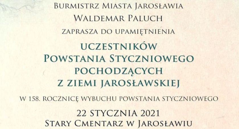 158. rocznica wybuchu Powstania Styczniowego