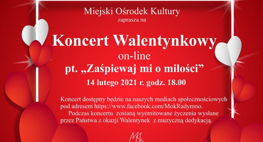 Koncert Walentynkowy w Miejskim Ośrodku Kultury
