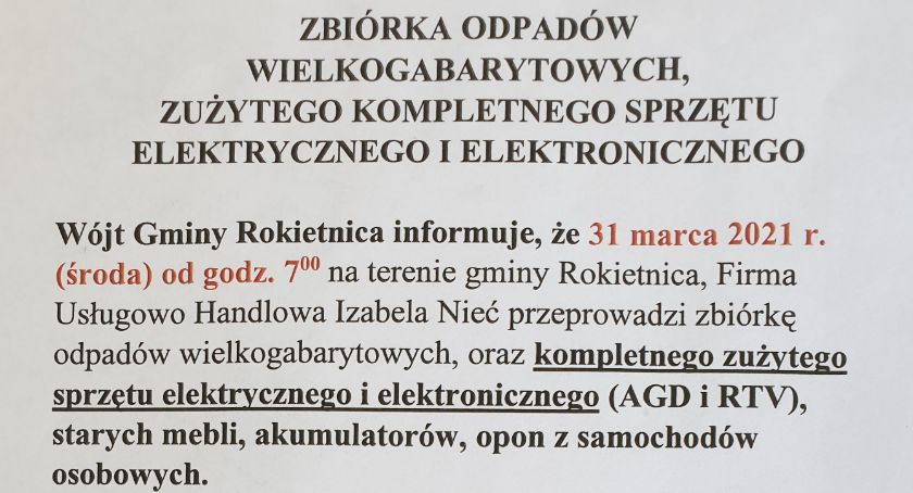 Zbiórka odpadów wielkogabarytowych