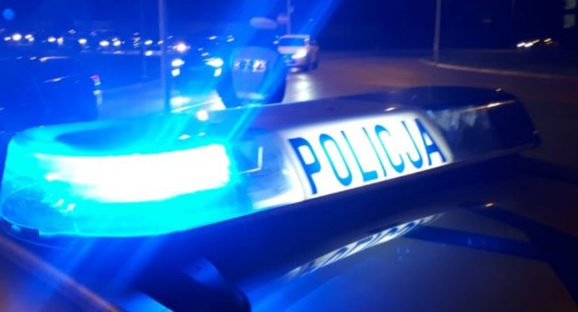 Policjanci eskortowali auto wiozące rannego do szpitala