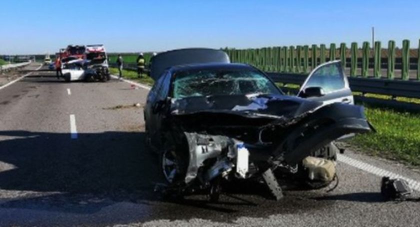 Wypadek na autostradzie A4