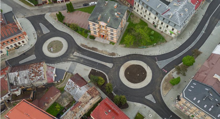 Zobaczcie zdjęcia nowych rond i ulicy Kraszewskiego wykonane przy pomocy drona