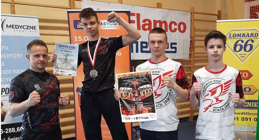 Igor Bronowski na podium 
