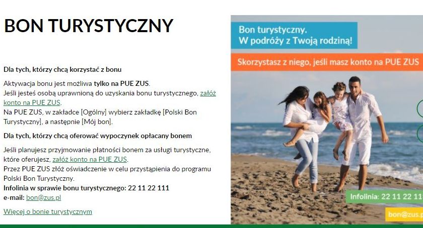 Wciąż można skorzystać z bonu turystycznego 