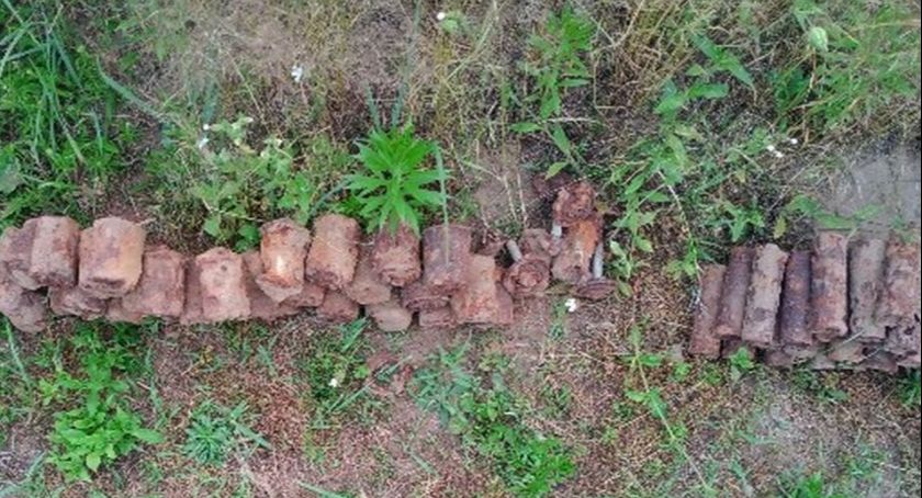 Kilkadziesiąt granatów w Nienowicach 