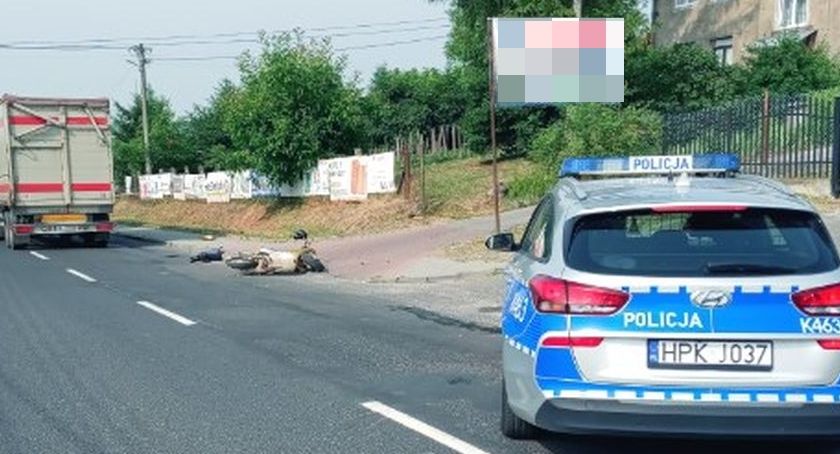 Śmiertelny wypadek w Pruchniku. Nie żyje 93-letni kierowca skutera