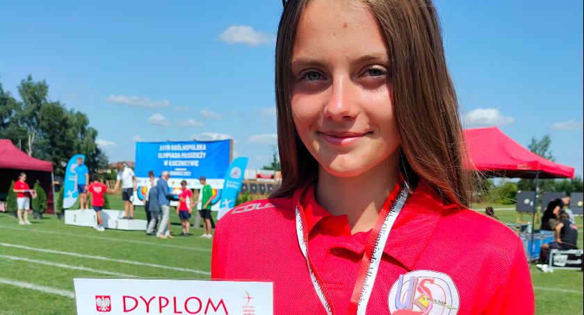 Urszula Kutyła na podium
