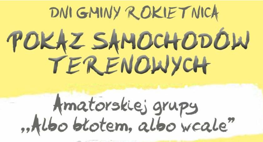 Pokaz samochodów terenowych podczas Dni Gminy Rokietnica
