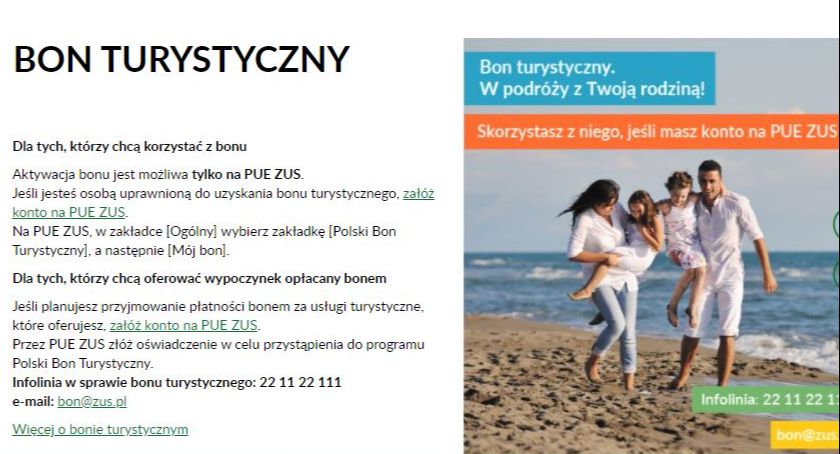 Ile osób skorzystało z bonu turystycznego?