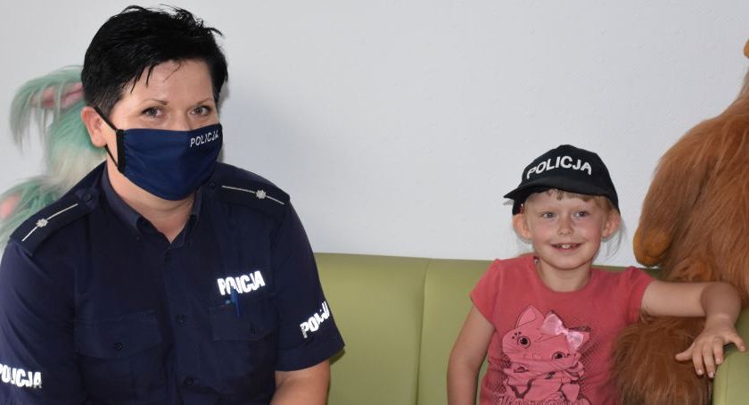 Wiktoria chce być policjantką
