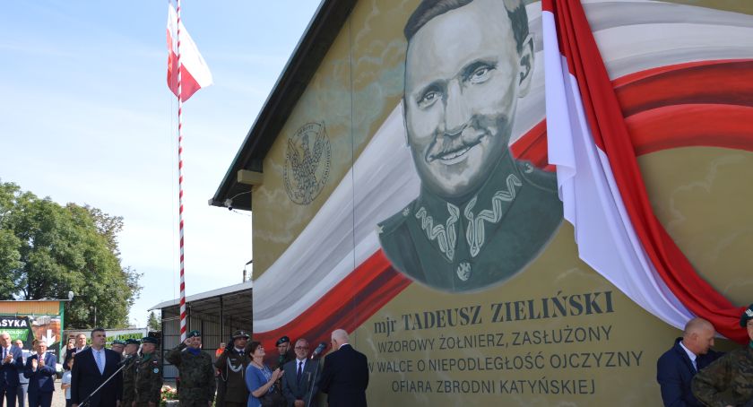 Odsłonięto mural upamiętniający mjra Tadeusza Zielińskiego 