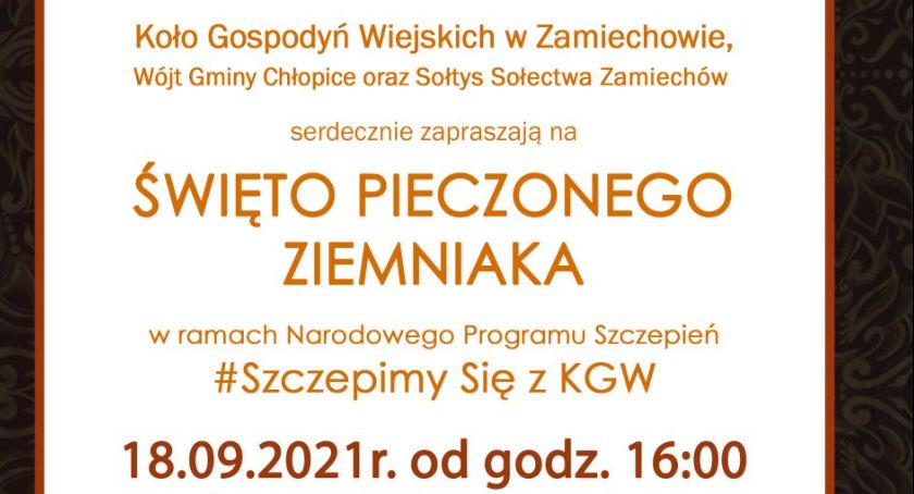 Święto pieczonego ziemniaka  w Zamiechowie 