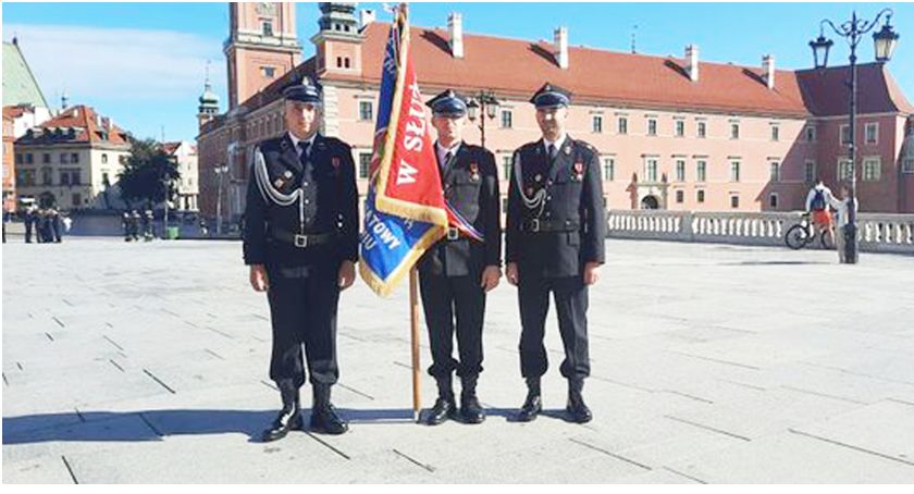 Druhowie z Więckowic reprezentowali w Warszawie powiat jarosławski 