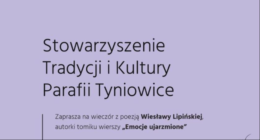 Wieczór z poezją Wiesławy Lipińskiej
