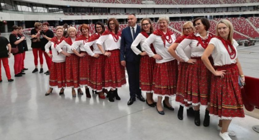 Koło Gospodyń Wiejskich ze Skołoszowa na  PGE Narodowym 
