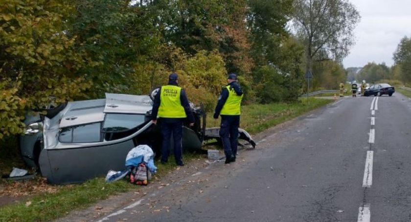 Zderzenie w Ryszkowej Woli. Kobietę i dziecko odwieziono do szpitala