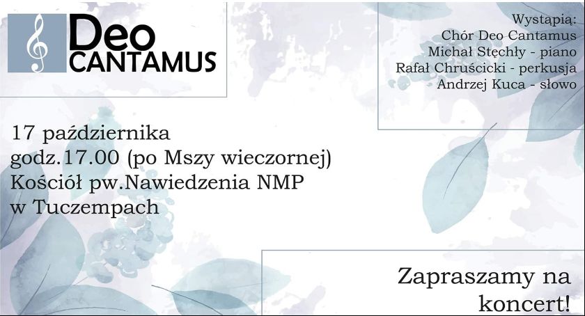 Koncert Deo Cantamus
