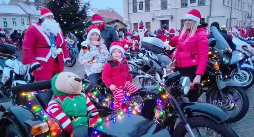 Mikołaje na motocyklach przejechały przez Jarosław