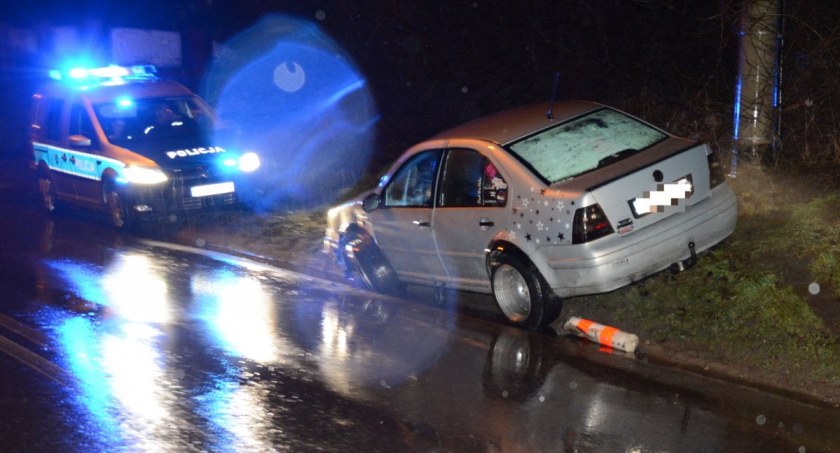Pijany kierowca spowodował kolizję
