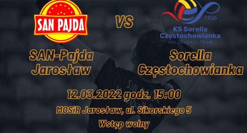 1.Liga Siatkówki Kobiet: San-Pajda Jarosław – Sorella Częstochowianka