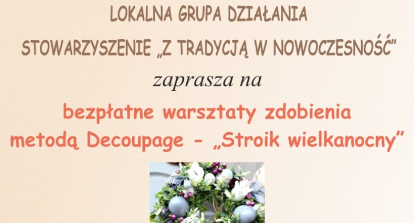 Warsztaty „Stroik wielkanocny”