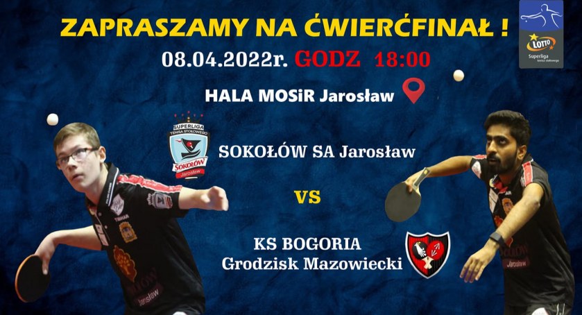 LOTTO Superliga: Sokołów S.A. Jarosław – Dartom Bogoria Grodzisk Mazowiecki