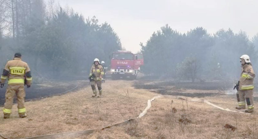 Kolejne wyjazdy straży do płonących suchych traw 
