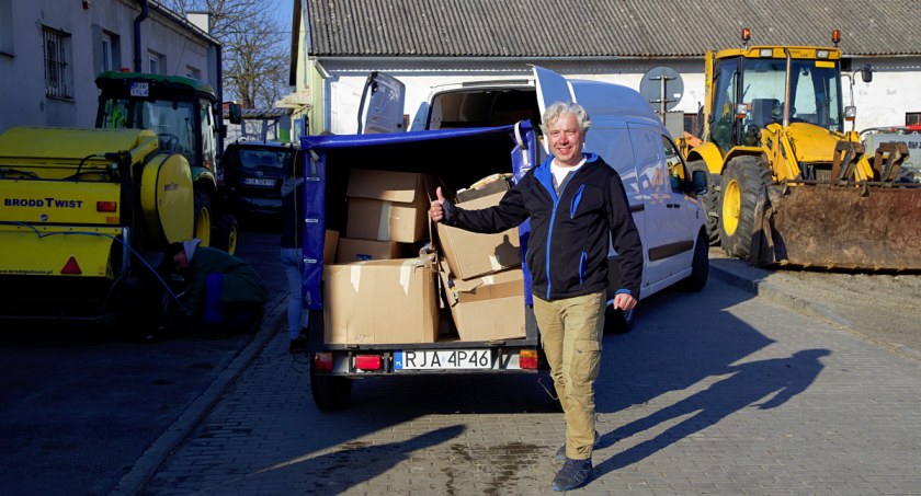  Radymnianie pomogli mieszkańcom Rudek na Ukrainie 