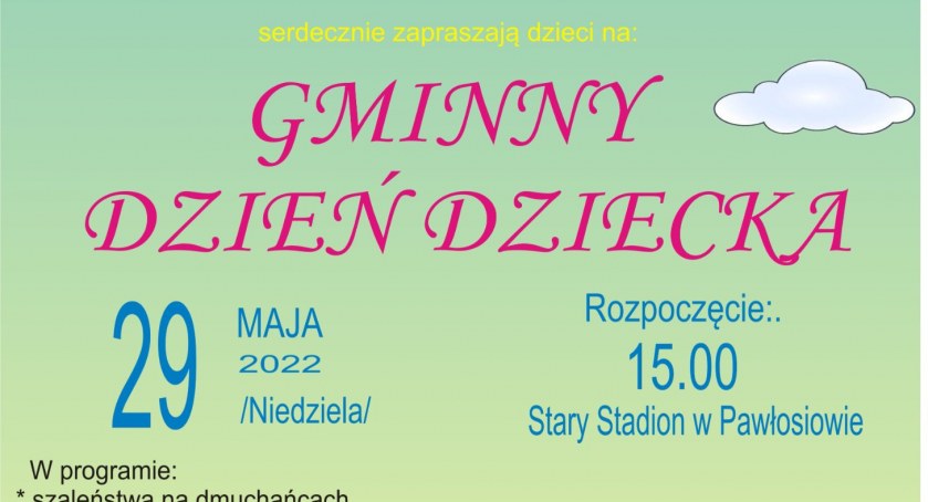 Dzień Dziecka w Pawłosiowie
