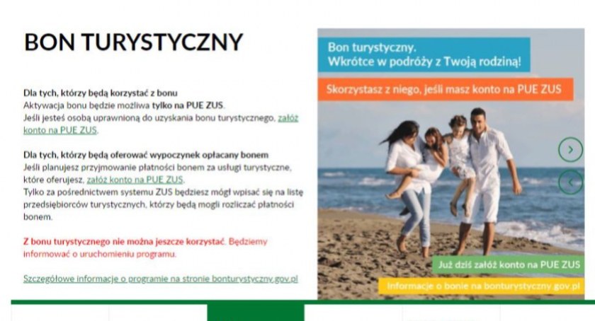 To ostatnie wakacje z bonem turystycznym
