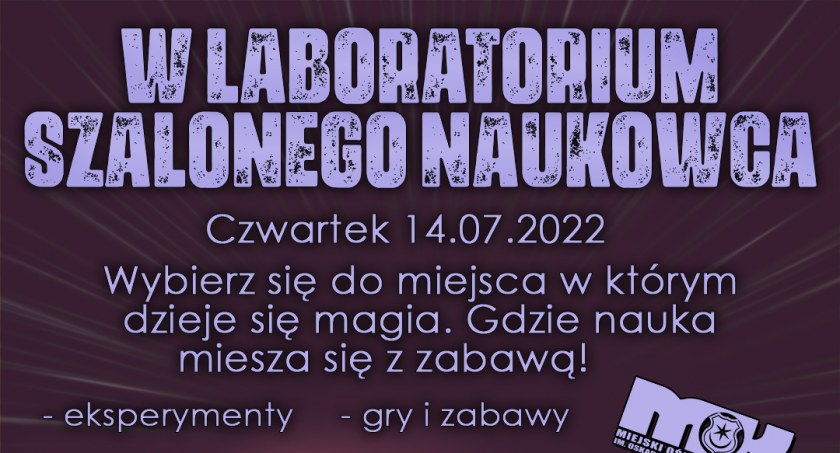 Warsztaty i animacje - W Laboratorium Szalonego Naukowca