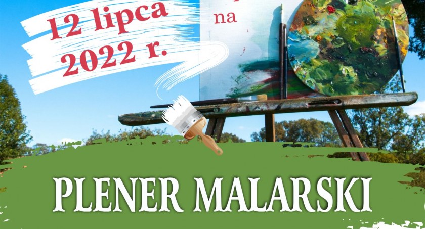 Plener Malarski w Parku Miejskim w Pruchniku