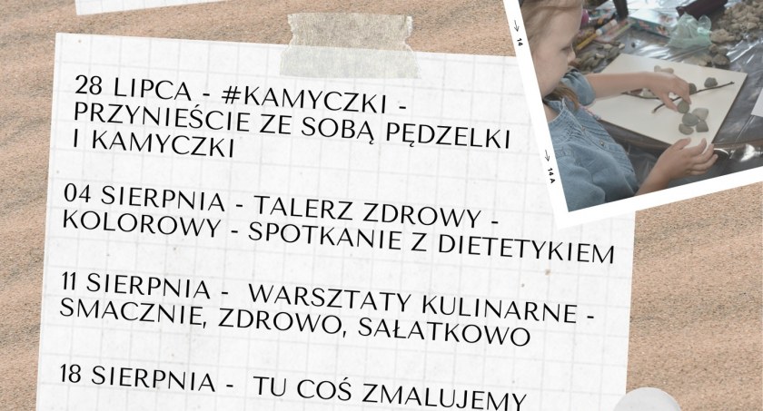 Wakacyjne Czwartki - warsztaty artystyczne - Tu coś zmalujemy