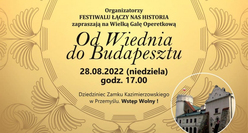 Wielka Gala Operetkowa Od Wiednia do Budapesztu w ramach Festiwalu Łączy Nas Historia