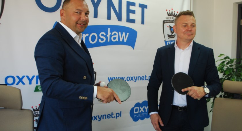  Oxynet nowym sponsorem tytularnym tenisistów stołowych z Jarosławia! Umowa podpisana