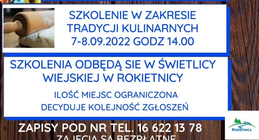 Szkolenie w zakresie tradycji kulinarnych